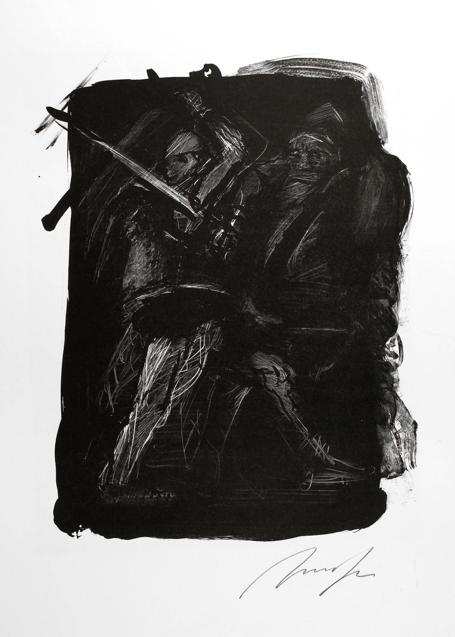 Prof. Alfred Hrdlicka, Im Gefecht