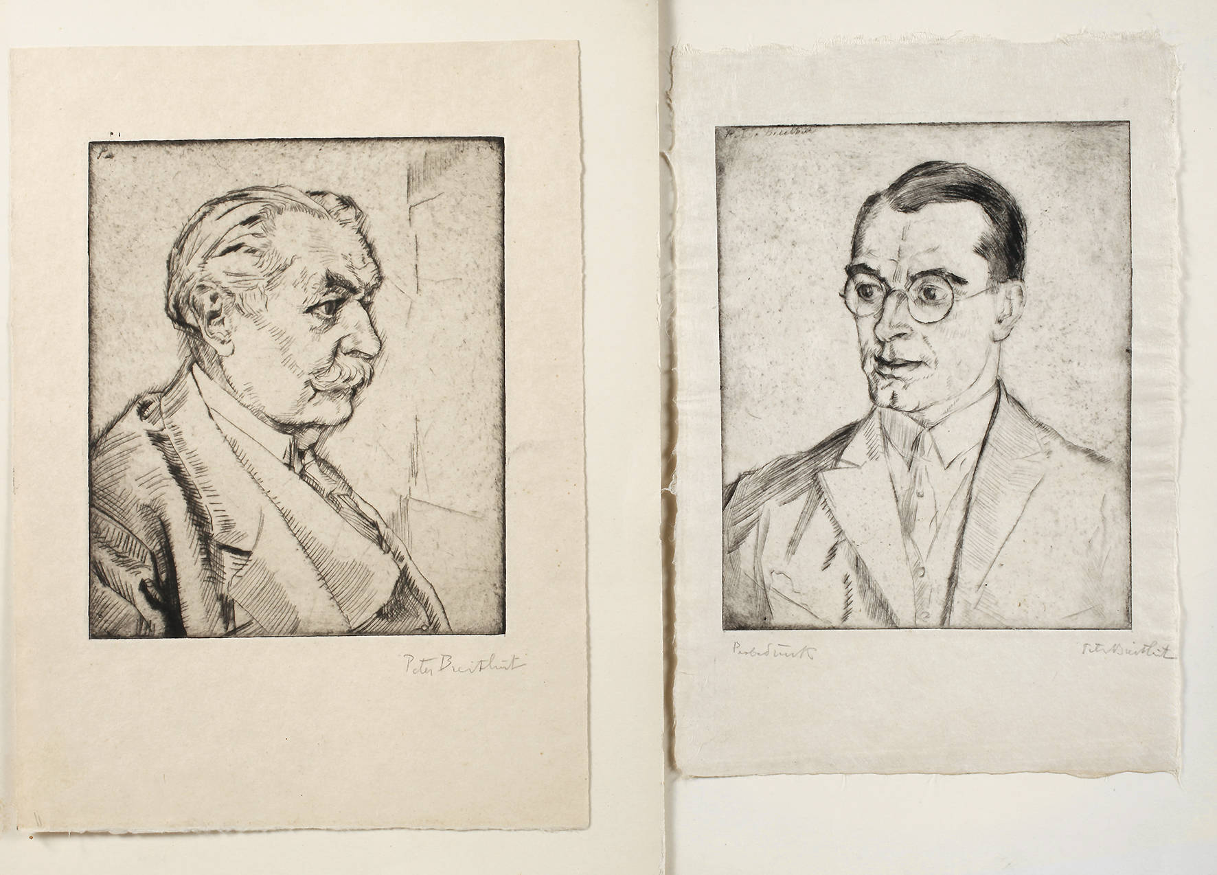 Peter Breithut, Zwei Herrenbildnisse