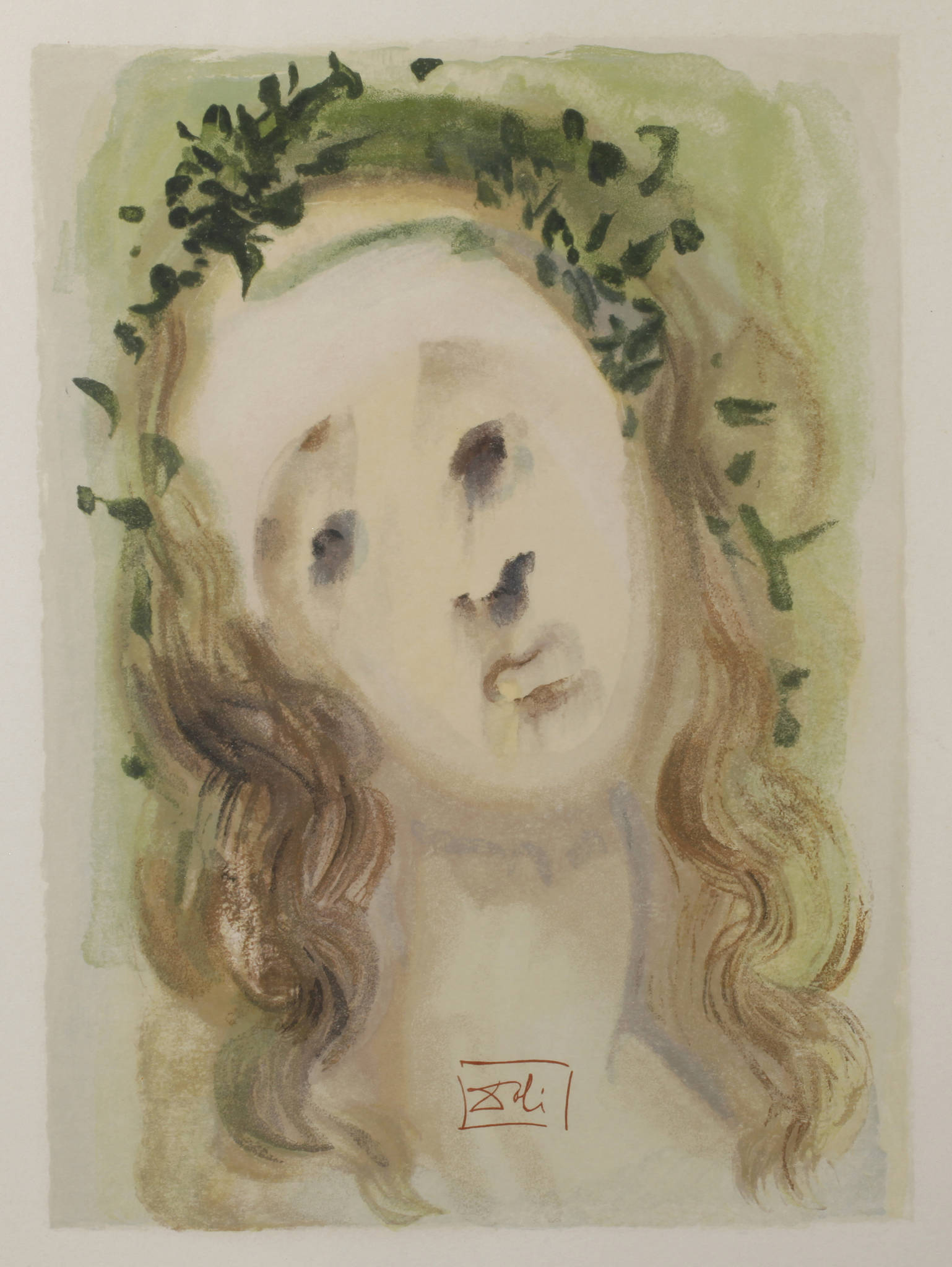 Salvador Dali, attr., Mädchenkopf