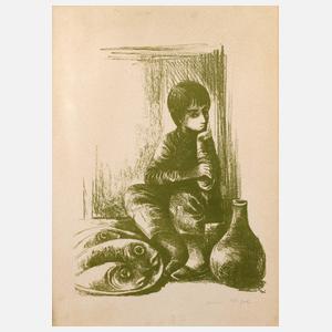 Hanna Nagel, Kind mit Fischen