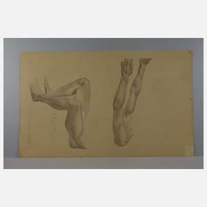 Nach Max Klinger, ”Studie zum Homer”