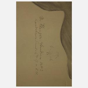 Nach Max Klinger, ”Studie zum Homer”