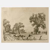 Carl Weisgerber, Weidelandschaft111