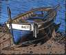 Boot am Strand