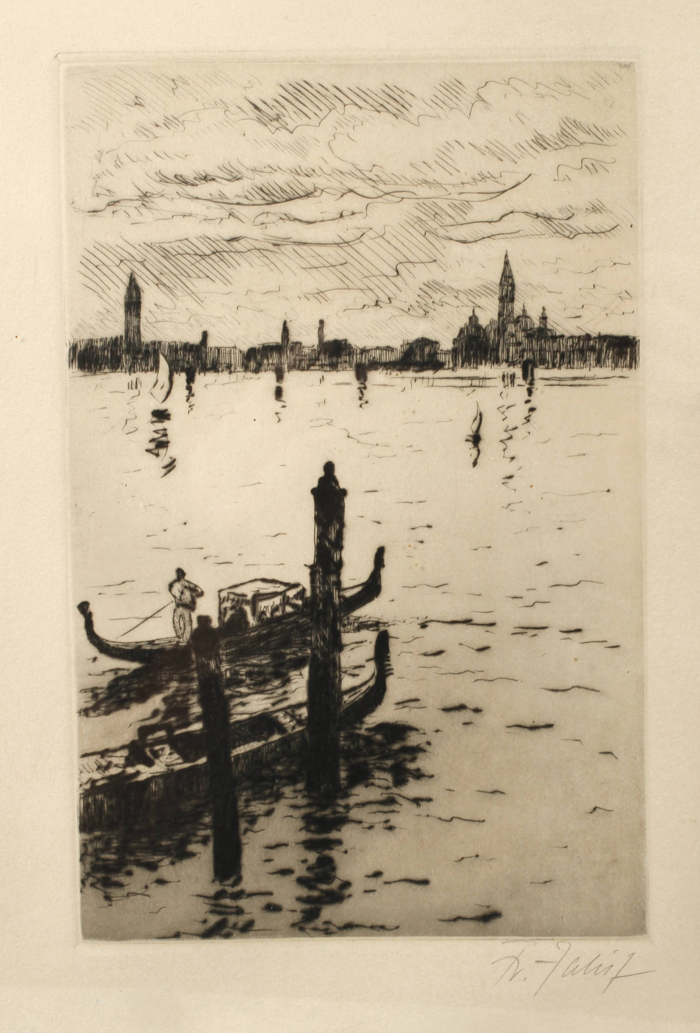 Fritz Zalisz, Ansicht Venedig