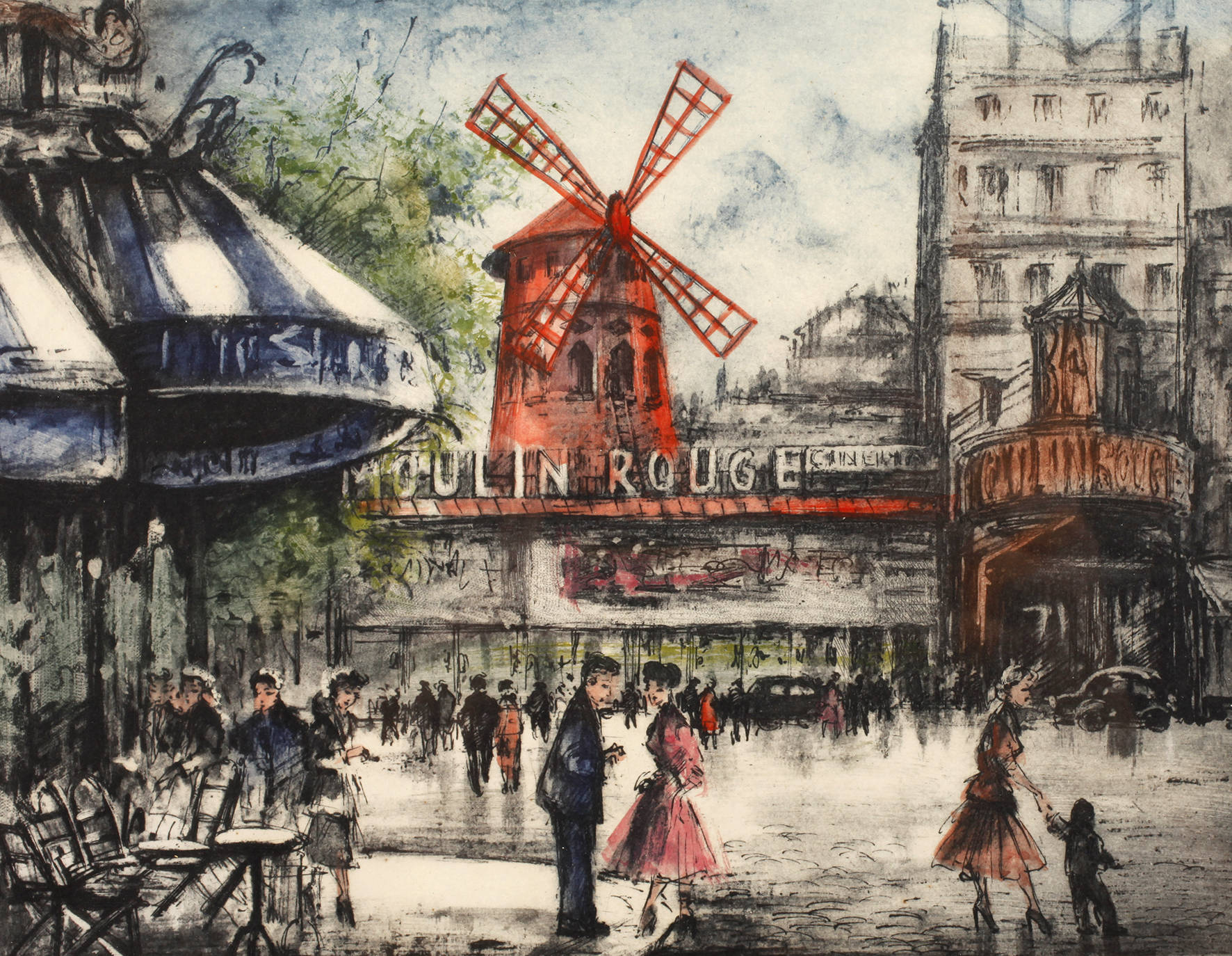 Das Moulin Rouge in Paris
