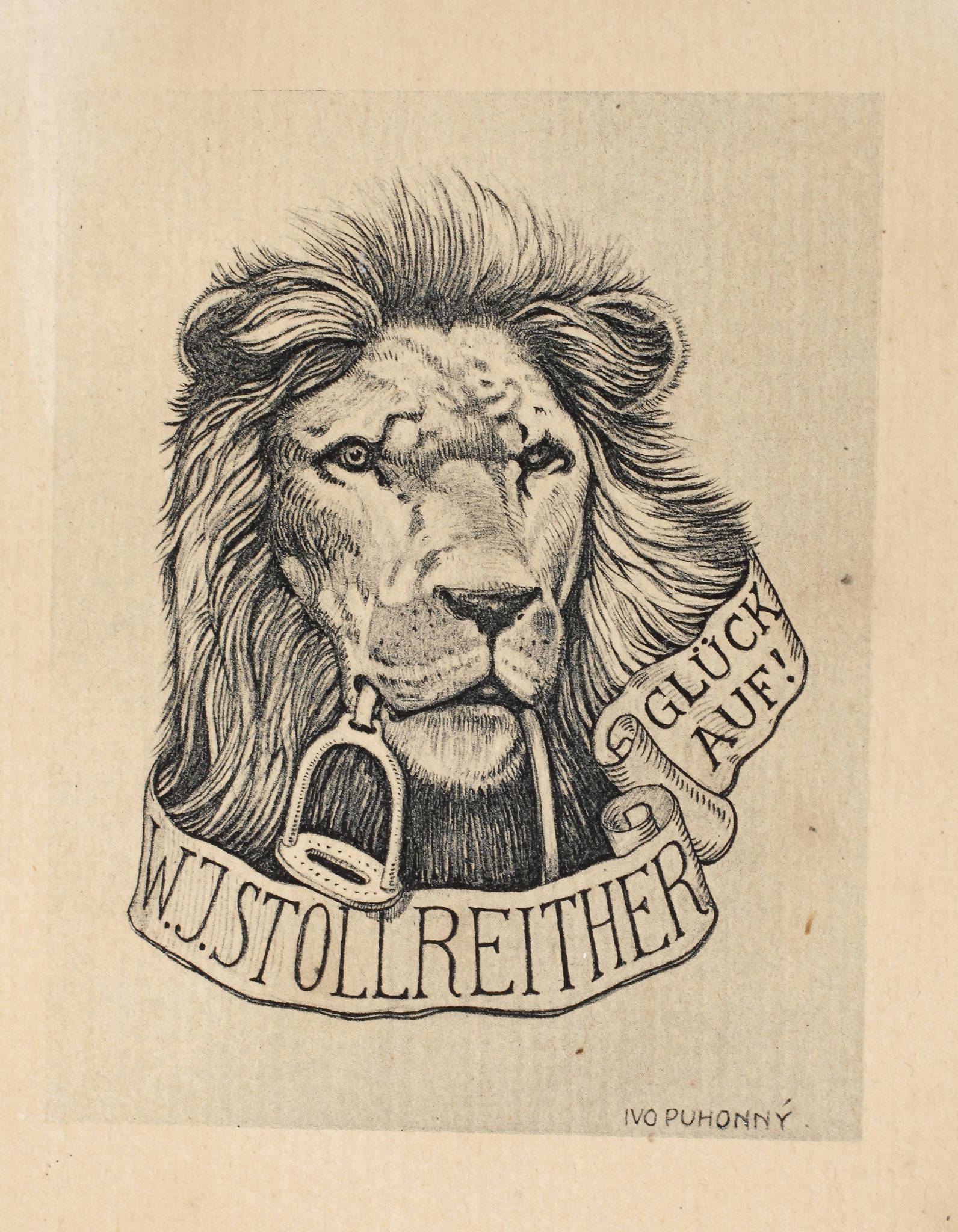 Ivo Puhonny, Exlibris W. J. Stollreither