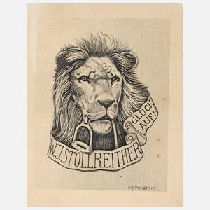 Ivo Puhonny, Exlibris W. J. Stollreither
