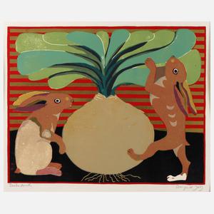 Ingrid Jörg, Hasen mit Rübe