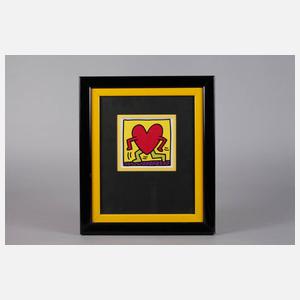 Keith Haring, Rennendes Herz