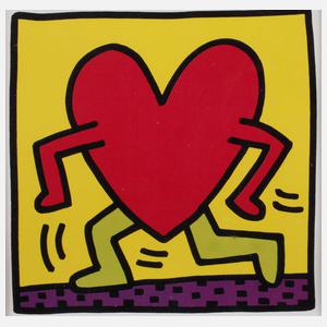 Keith Haring, Rennendes Herz