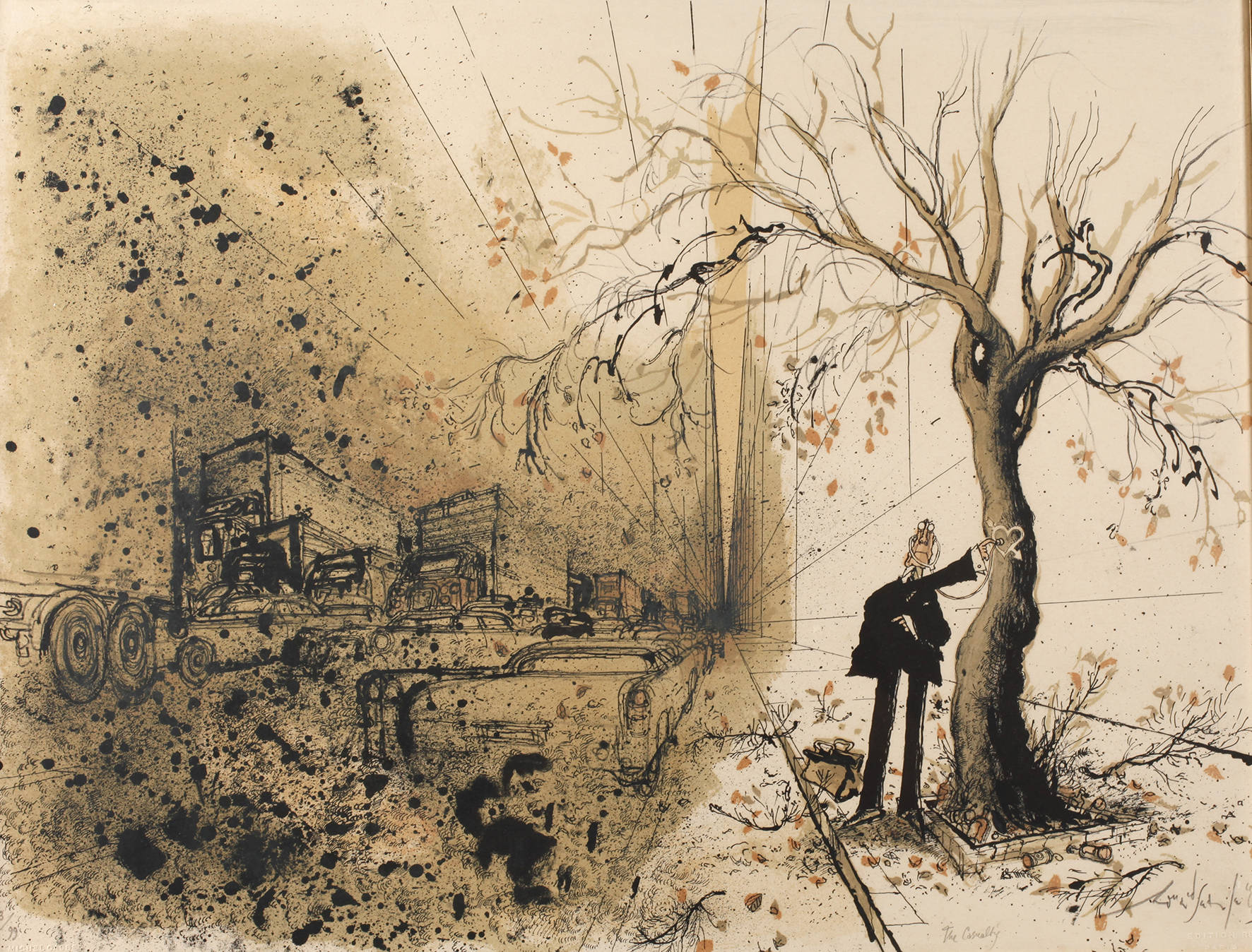 Ronald Searle, ”The Casualty”