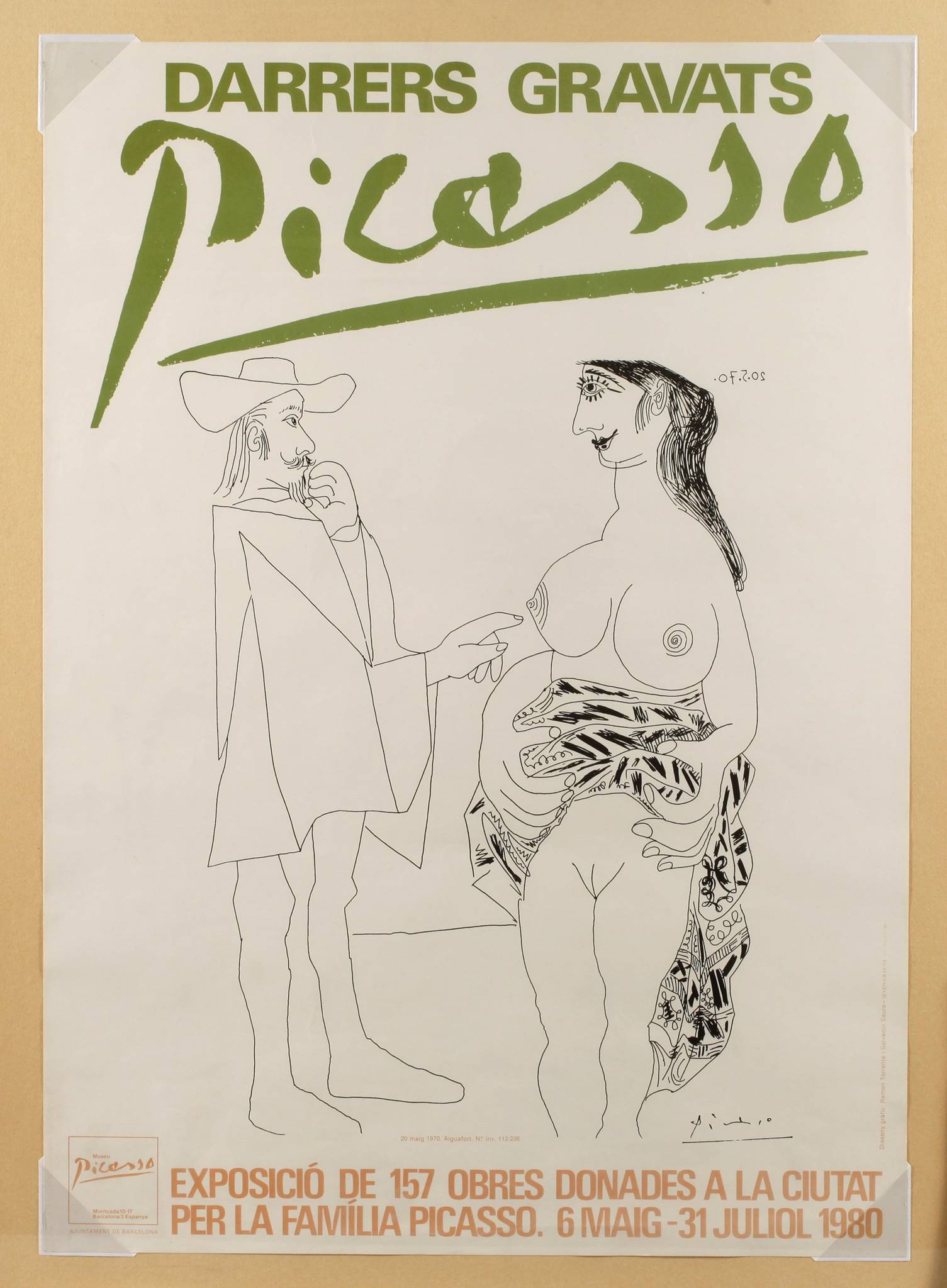 Pablo Picasso, Ausstellungsplakat 1980