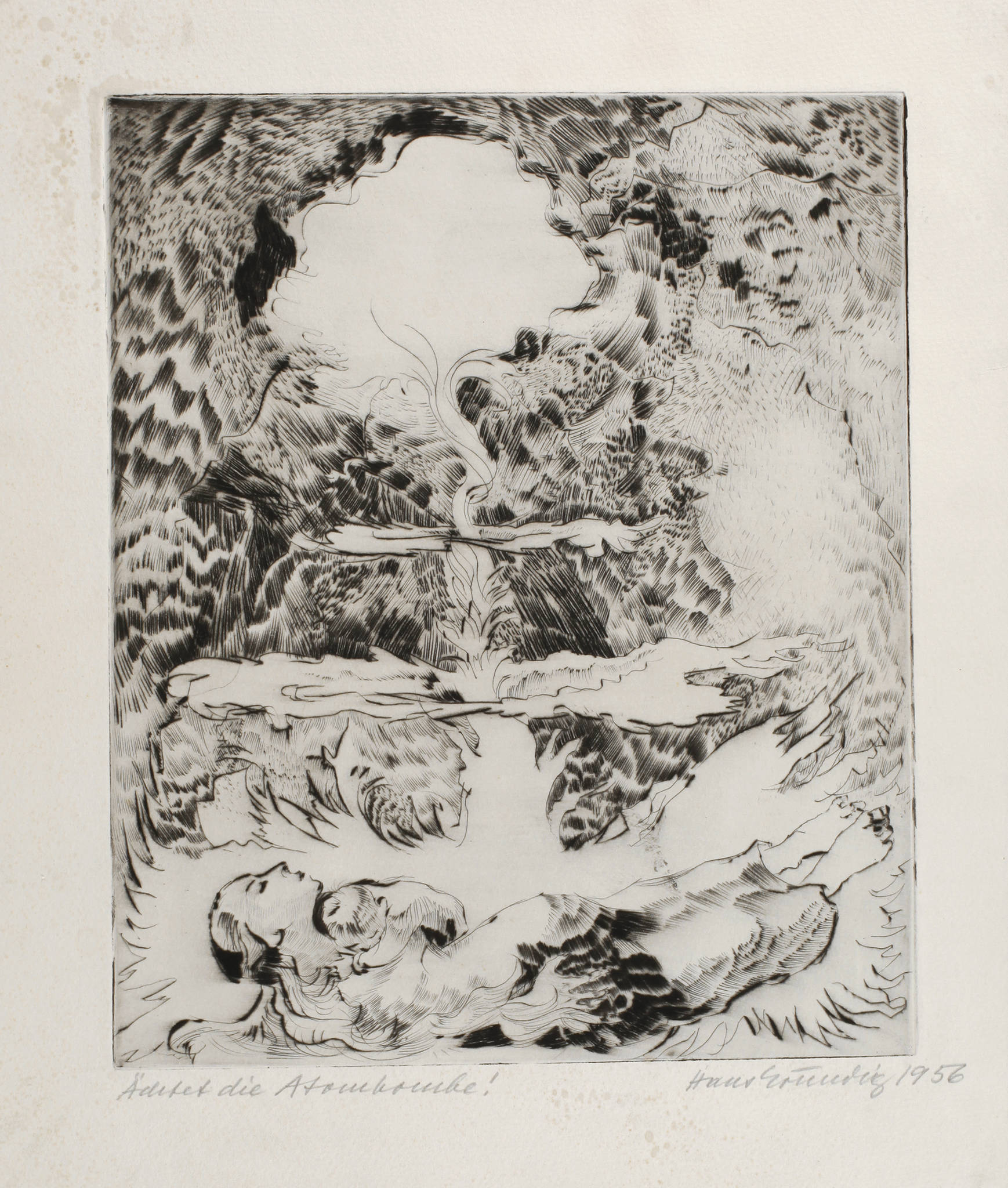 Prof. Hans Grundig, ”Ächtet die Atombombe”