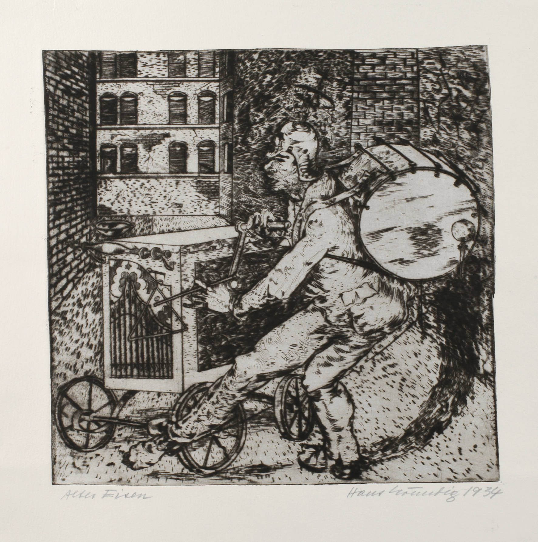 Prof. Hans Grundig, ”Altes Eisen”