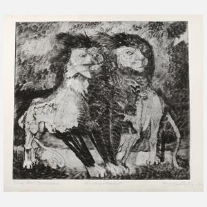 Prof. Hans Grundig, ”Tiere und Menschen - Widerstand”