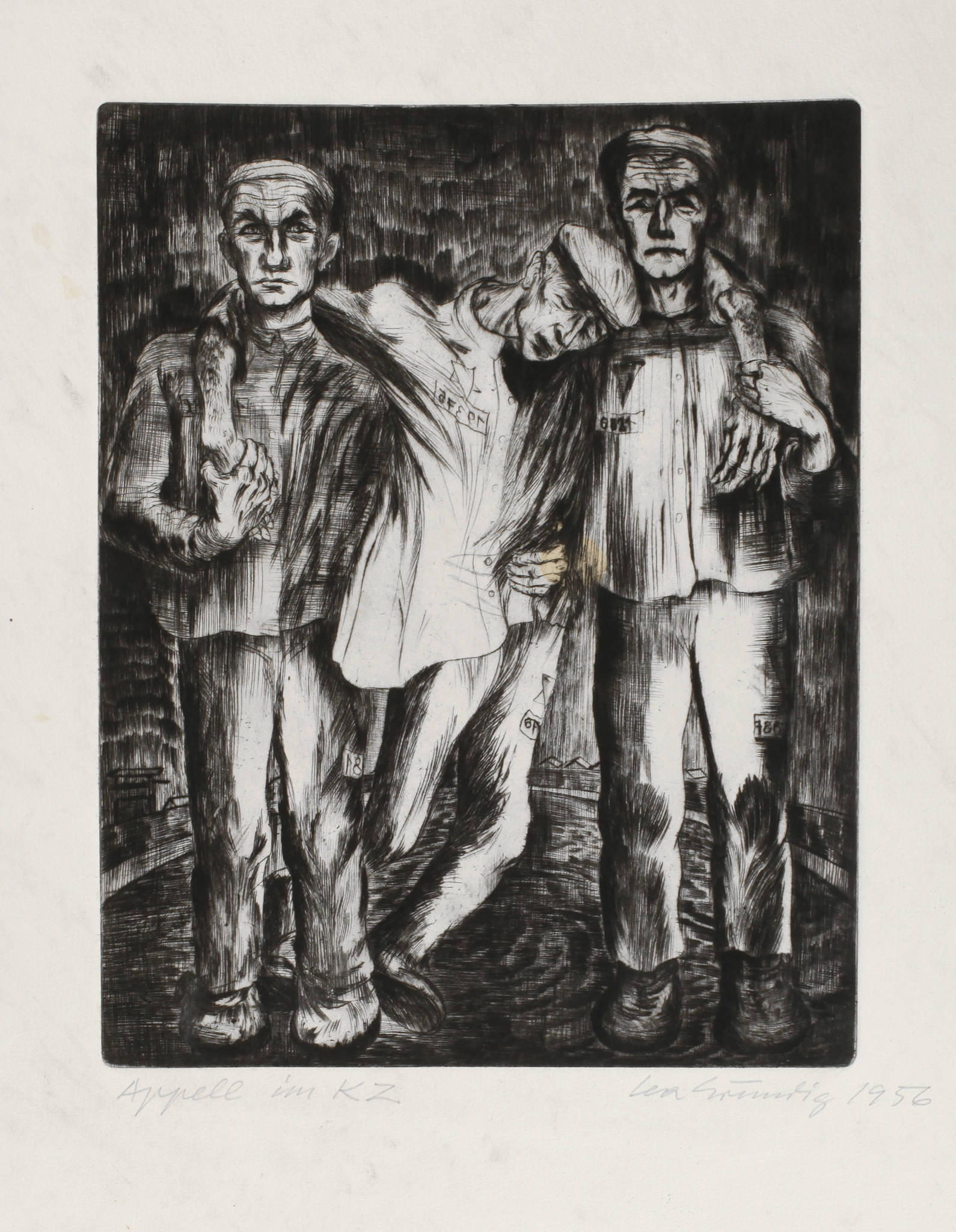 Prof. Lea Grundig, ”Appell im KZ”