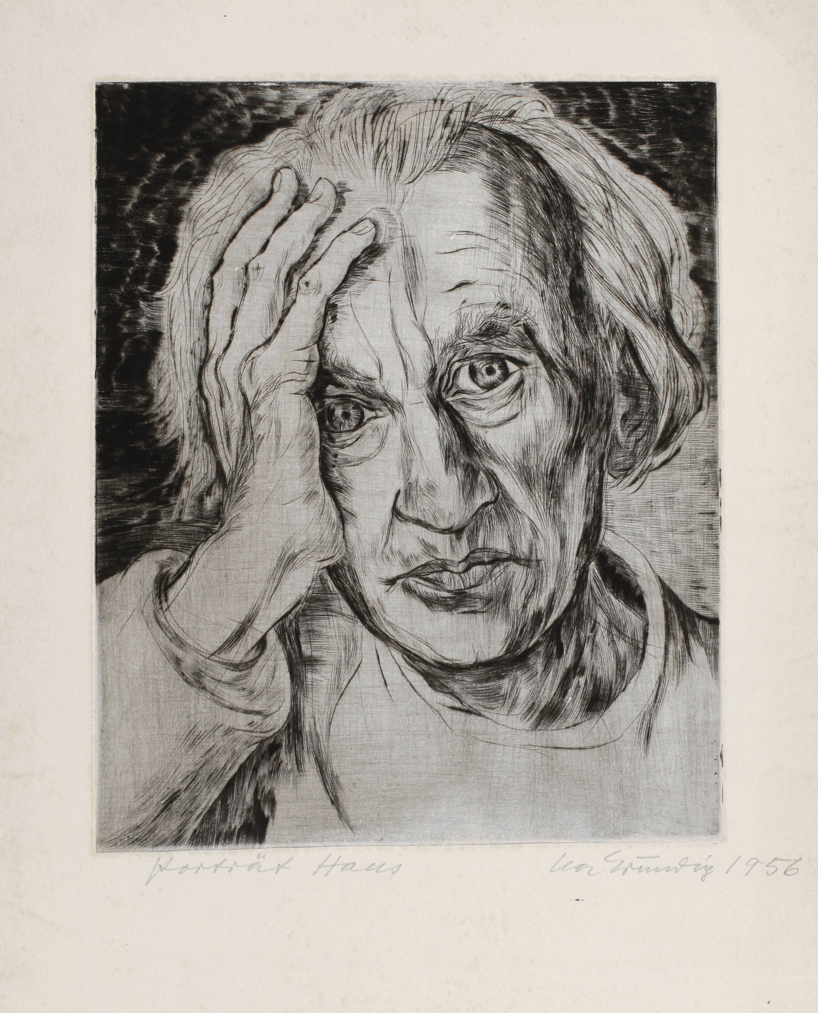 Prof. Lea Grundig, ”Porträt Hans” 1956