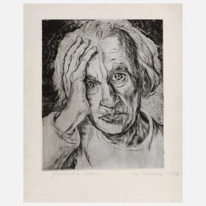 Prof. Lea Grundig, ”Porträt Hans” 1956