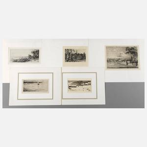 Adam Kraft, Fünf Graphiken