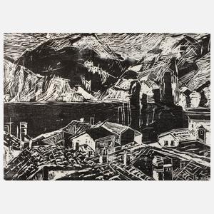 Heinrich Rettner, ”Häuser am Gardasee”