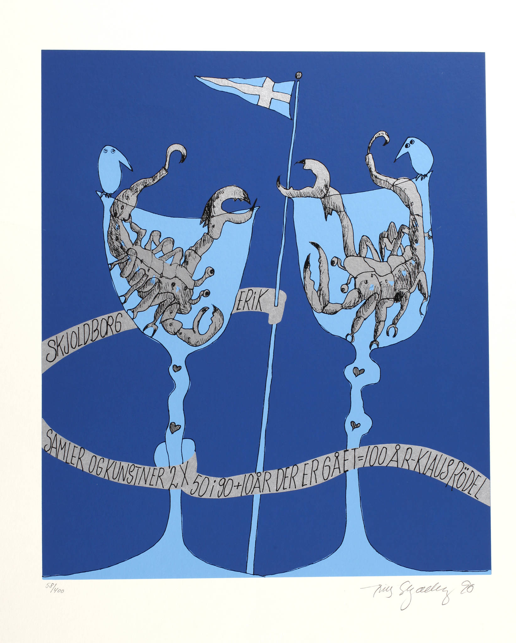 Erik Skjoldborg, Jubiläumsgraphik