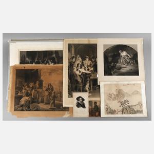 Graphikkonvolut meist 19. Jh.