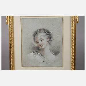 Klassizistisches Mädchenportrait