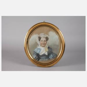 G. Berger, Biedermeierdamenportrait 1839