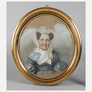 G. Berger, Biedermeierdamenportrait 1839