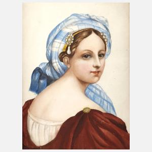 Damenportrait nach Ingres