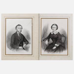 Heinrich Dilcher, Portraitpendants 1860