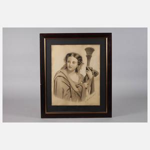 Merker, Mädchenportrait