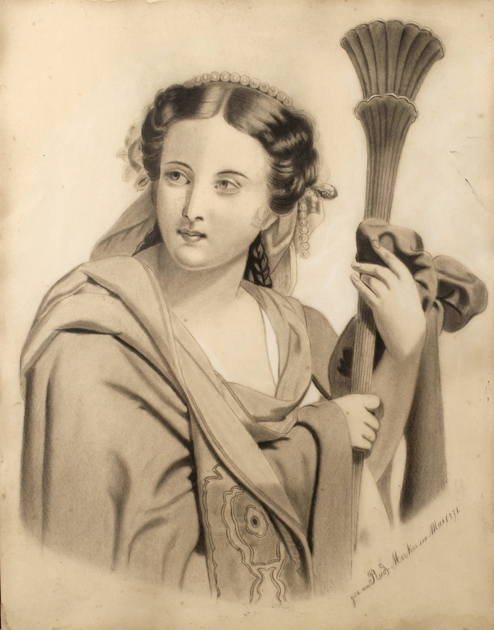 Merker, Mädchenportrait