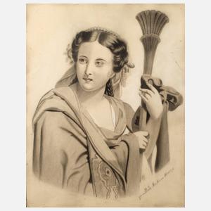 Merker, Mädchenportrait