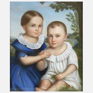 Biedermeierliches Kinderportrait