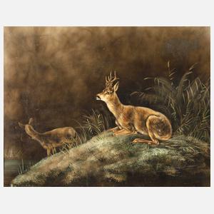 Eugen von Kramer, Rehbock mit Ricke