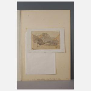 Prof. Thomas Ender, attr., Studie ”Riva”