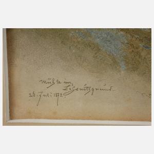 Herbert König, ”Mühle im Lössnitzgrund”