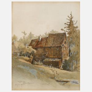 Herbert König, ”Mühle im Lössnitzgrund”