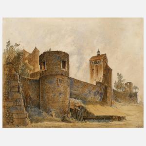 Herbert König, Ansicht der Burg Stolpen