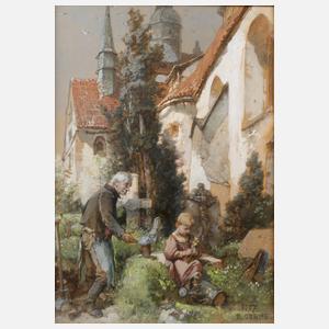 Ernst Erwin Oehme, Auf dem Kirchhof