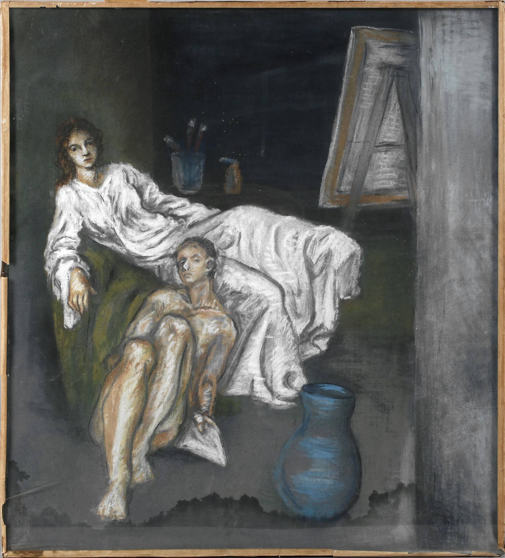 Gerd Wandrer, Paar im Atelier