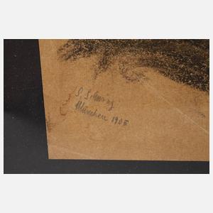 S. Schwing, Zwei Frauenportraits