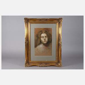 Ursula Brendel, attr., ”Schlafendes Mädchen”