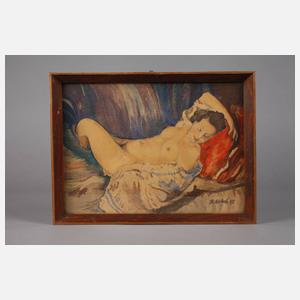 H. Merboth, Schlummernder Damenakt