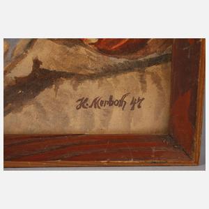 H. Merboth, Schlummernder Damenakt