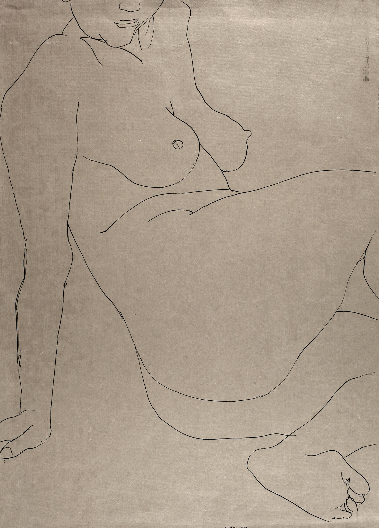 Prof. Wilhelm Loth, attr., Frauenakt