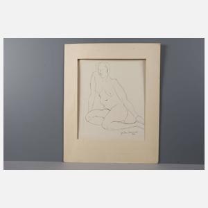 Prof. Josef Daniel Sommer, Frauenakt