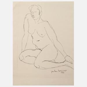 Prof. Josef Daniel Sommer, Frauenakt